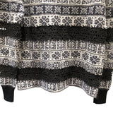シャネル CHANEL ノルディック柄長袖ニットセーター P54481 ブラック モヘア レディース セーター