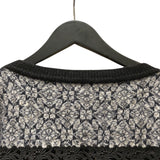 シャネル CHANEL ノルディック柄長袖ニットセーター P54481 ブラック モヘア レディース セーター