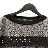 シャネル CHANEL ノルディック柄長袖ニットセーター P54481 ブラック モヘア レディース セーター