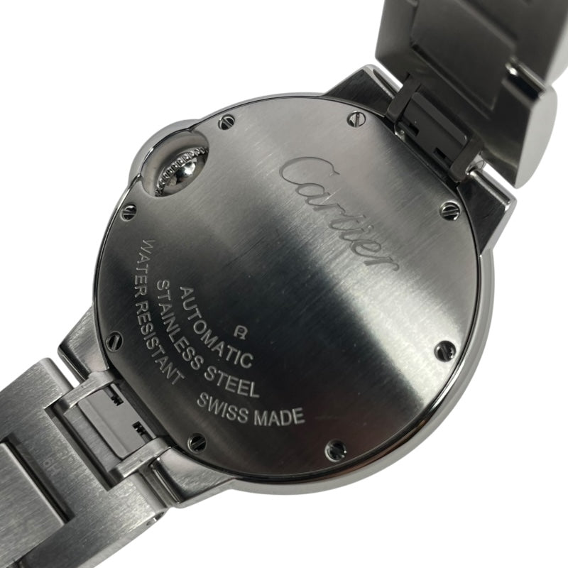 カルティエ Cartier バロンブルー ドゥ カルティエ WSBB0068 ピンク SS 自動巻き レディース 腕時計