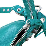 バレンシアガ BALENCIAGA ル カゴールXS 671309 グリーン レザー レディース ショルダーバッグ