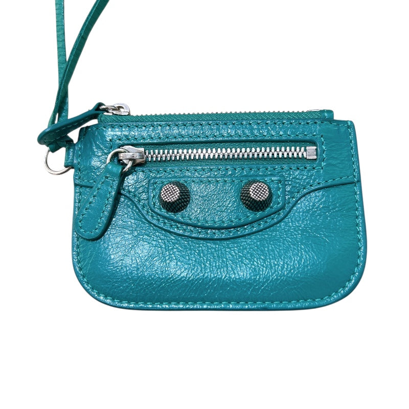 バレンシアガ BALENCIAGA ル カゴールXS 671309 グリーン レザー レディース ショルダーバッグ