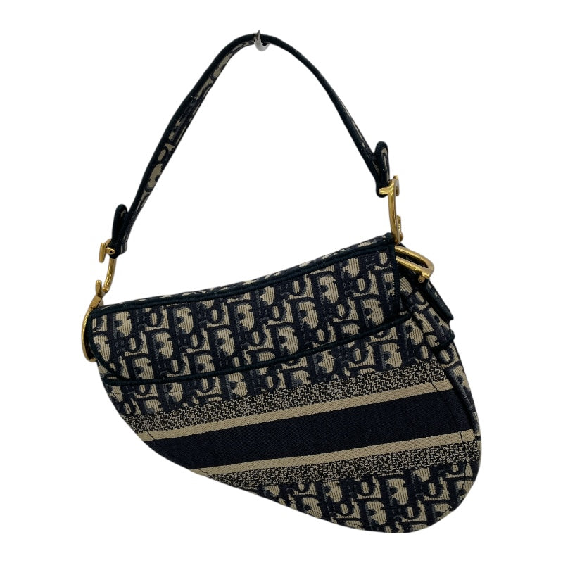 クリスチャン・ディオール Christian Dior サドルバッグ M0446CRIW-M928 ブラック オブリークキャンバス レディース ハンドバッグ