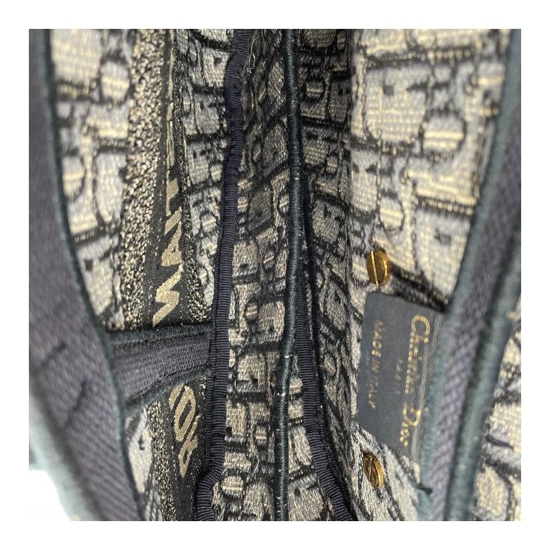 クリスチャン・ディオール Christian Dior サドルバッグ M0446CRIW-M928 ブラック オブリークキャンバス レディース ハンドバッグ