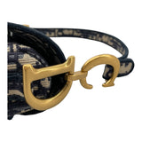 クリスチャン・ディオール Christian Dior サドルバッグ M0446CRIW-M928 ブラック オブリークキャンバス レディース ハンドバッグ