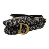 クリスチャン・ディオール Christian Dior サドルバッグ M0446CRIW-M928 ブラック オブリークキャンバス レディース ハンドバッグ