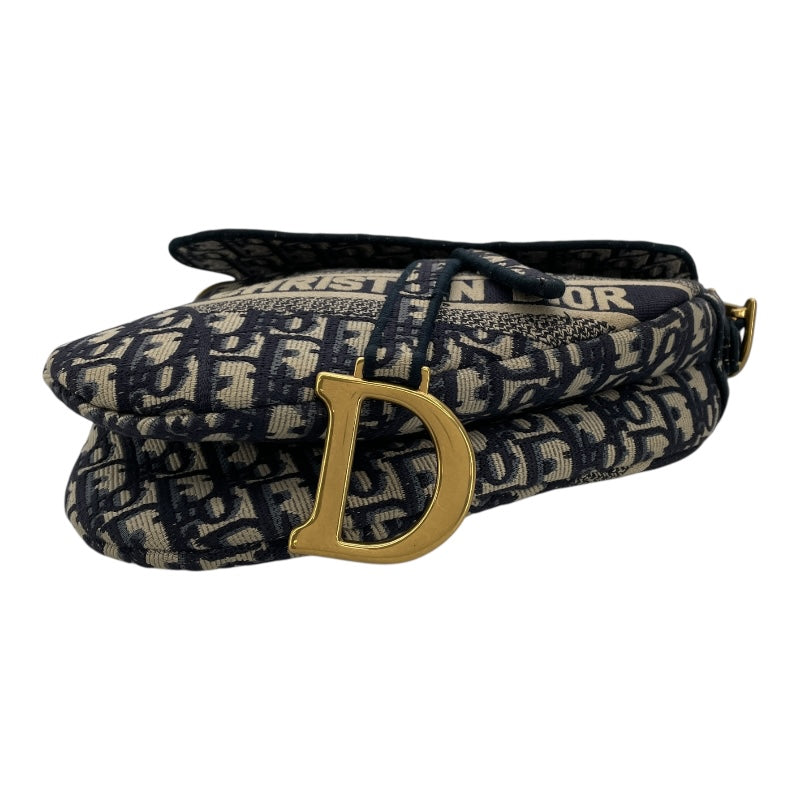 クリスチャン・ディオール Christian Dior サドルバッグ M0446CRIW-M928 ブラック オブリークキャンバス レディース ハンドバッグ