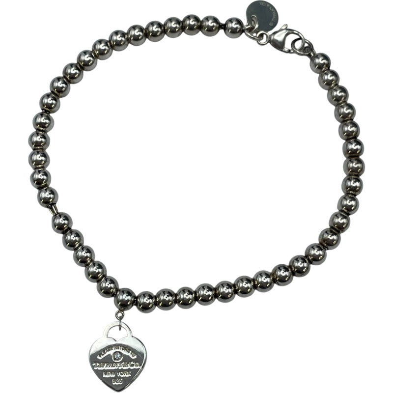 ティファニー TIFFANY＆CO リターン トゥ ハートタグ 1PD ボールチェーン ブレスレット シルバー 925 ジュエリー