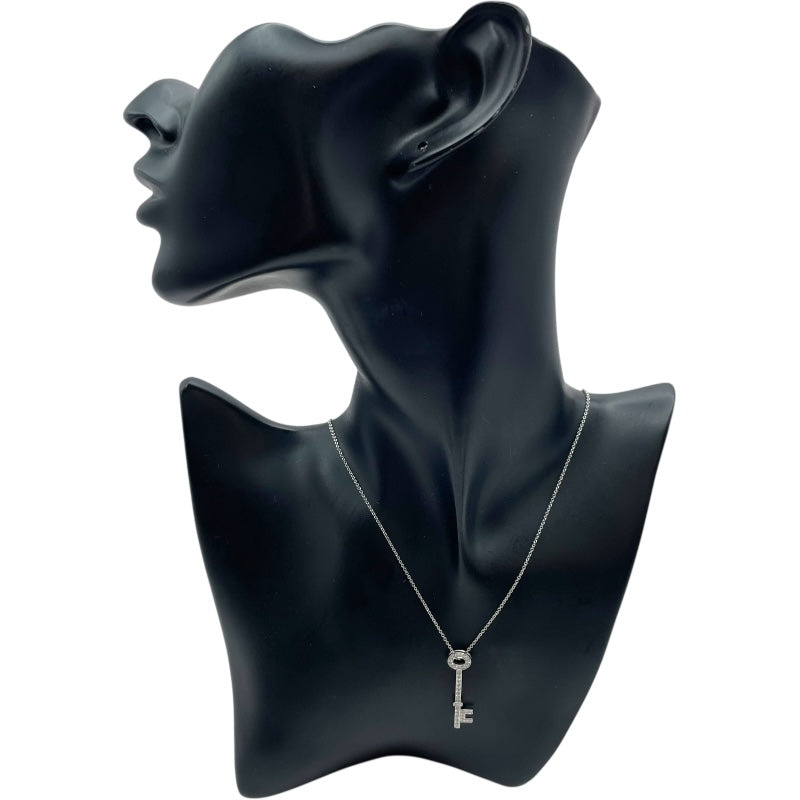 ティファニー TIFFANY＆CO オーバルキーダイヤネックレス プラチナ Pt950 ジュエリー