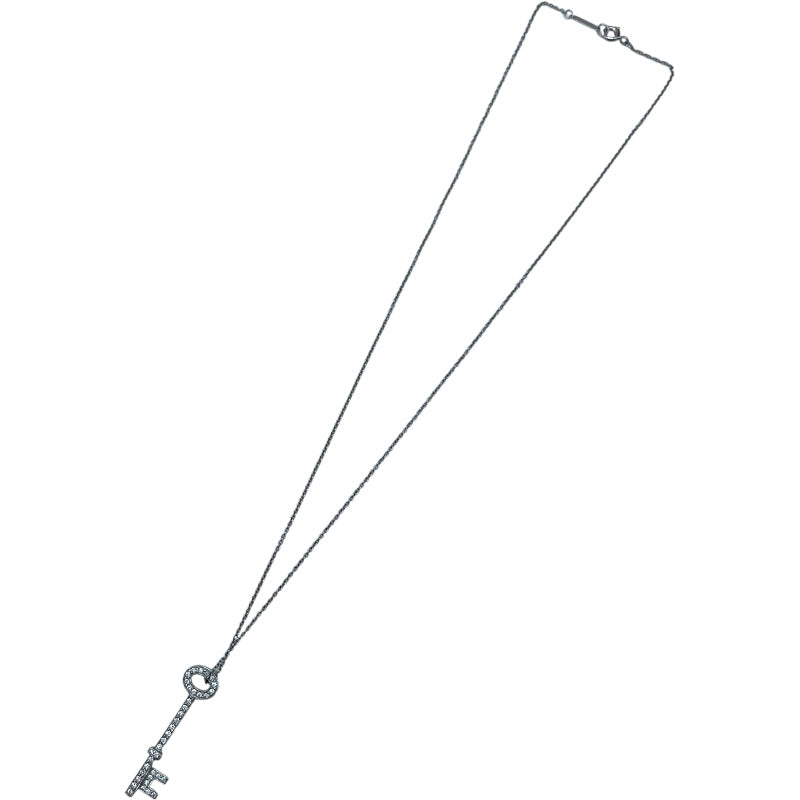 ティファニー TIFFANY＆CO オーバルキーダイヤネックレス プラチナ Pt950 ジュエリー