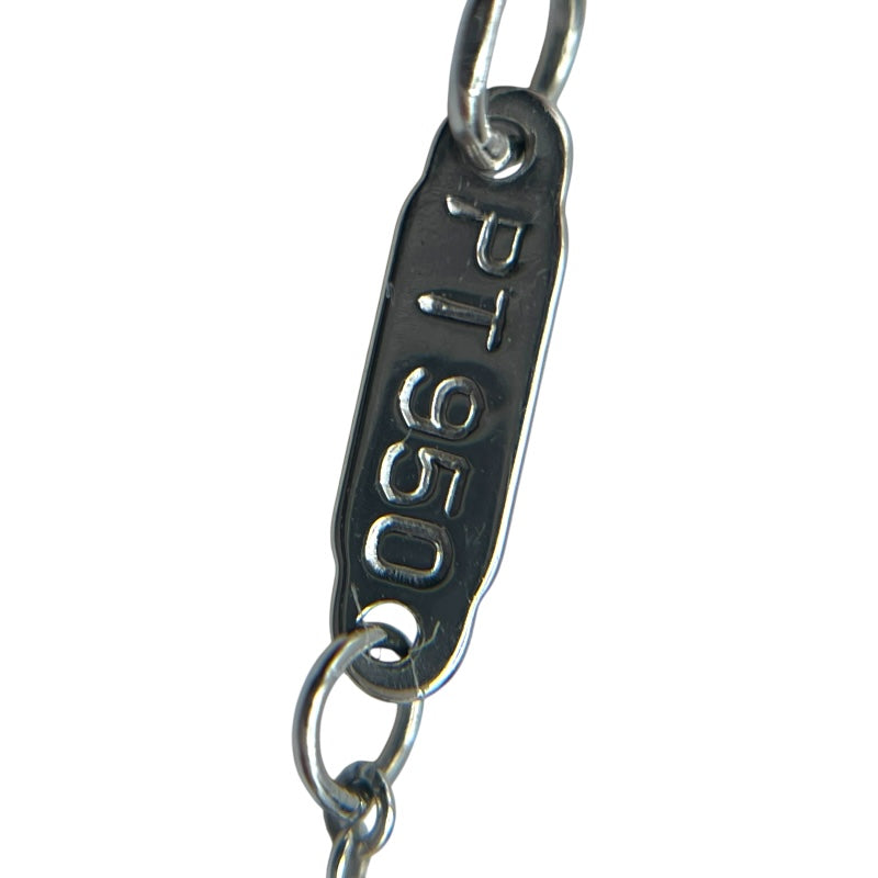 ティファニー TIFFANY＆CO オーバルキーダイヤネックレス プラチナ Pt950 ジュエリー