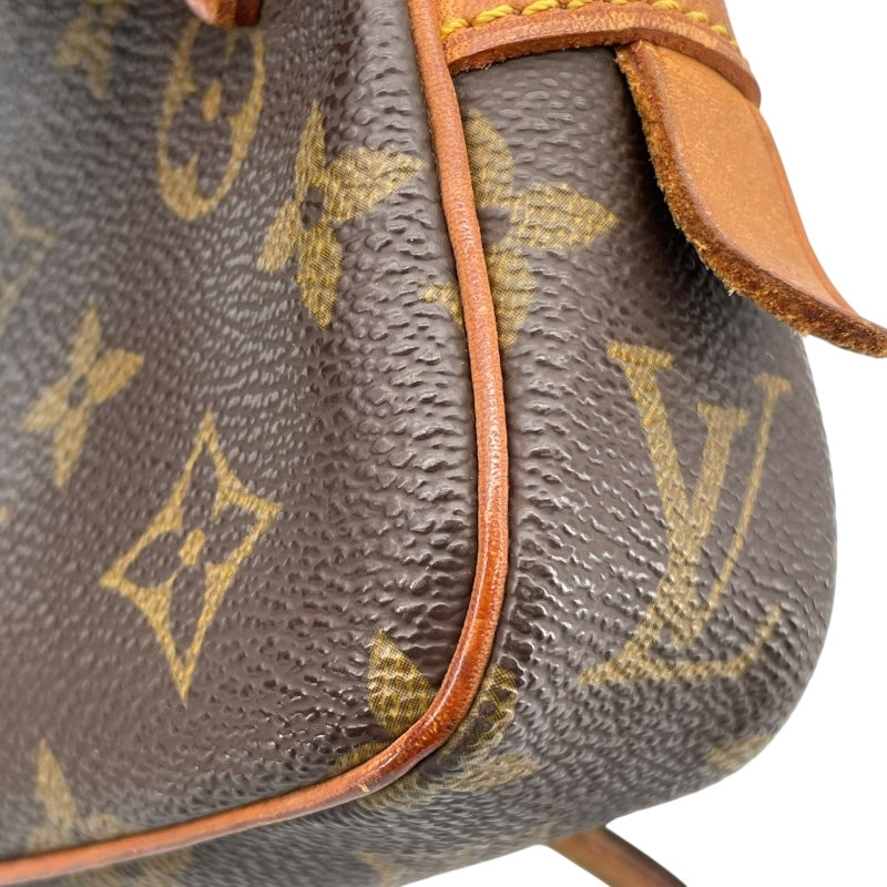 ルイ・ヴィトン LOUIS VUITTON ポシェット・マルリーバンドリエール M51828 ブラウン モノグラム ユニセックス ショルダーバッグ