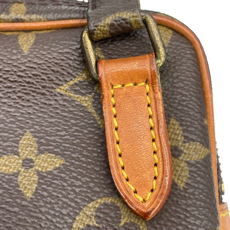ルイ・ヴィトン LOUIS VUITTON ポシェット・マルリーバンドリエール M51828 ブラウン モノグラム ユニセックス ショルダーバッグ