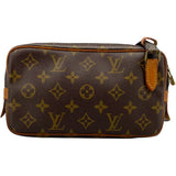 ルイ・ヴィトン LOUIS VUITTON ポシェット・マルリーバンドリエール M51828 ブラウン モノグラム ユニセックス ショルダーバッグ