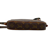 ルイ・ヴィトン LOUIS VUITTON ポシェット・マルリーバンドリエール M51828 ブラウン モノグラム ユニセックス ショルダーバッグ