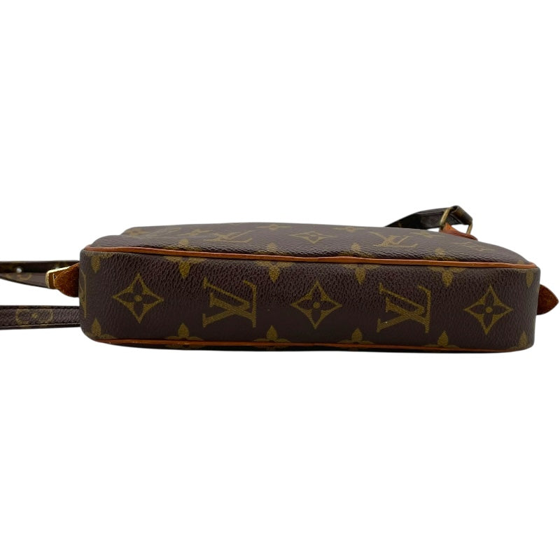 ルイ・ヴィトン LOUIS VUITTON ポシェット・マルリーバンドリエール M51828 ブラウン モノグラム ユニセックス ショルダーバッグ