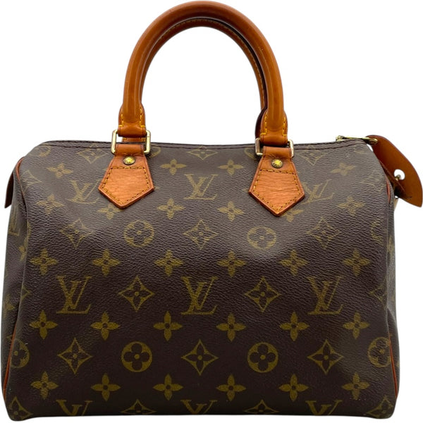 ルイ・ヴィトン LOUIS VUITTON スピーディ 25 M41528 ブラウン モノグラム レディース ハンドバッグ