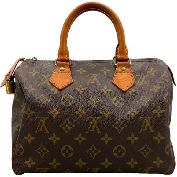 ルイ・ヴィトン LOUIS VUITTON スピーディ 25 M41528 ブラウン モノグラム レディース ハンドバッグ