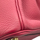 エルメス HERMES バーキン25 D刻 ルージュグレナ GD金具 トゴ レディース ハンドバッグ