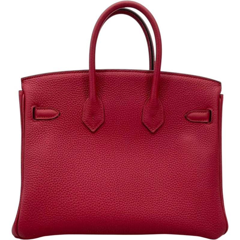 エルメス HERMES バーキン25 D刻 ルージュグレナ GD金具 トゴ レディース ハンドバッグ