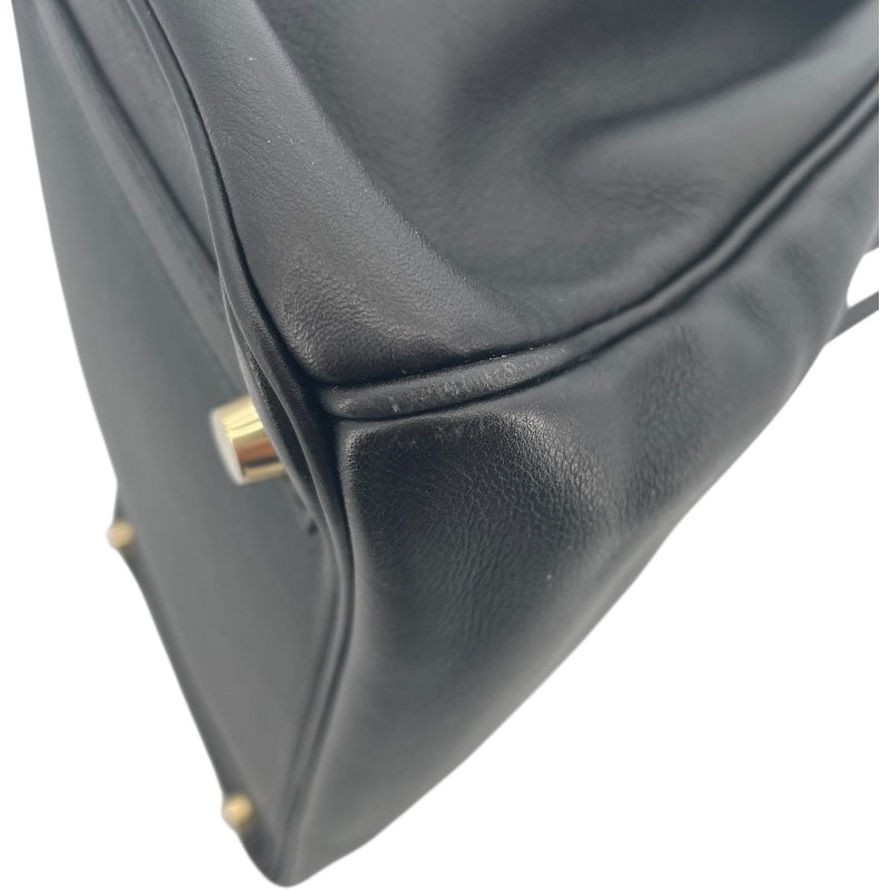 エルメス HERMES バーキン30 □J刻印 ブラック　GD金具 スイフト レディース ハンドバッグ