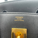 エルメス HERMES バーキン30 □J刻印 ブラック　GD金具 スイフト レディース ハンドバッグ