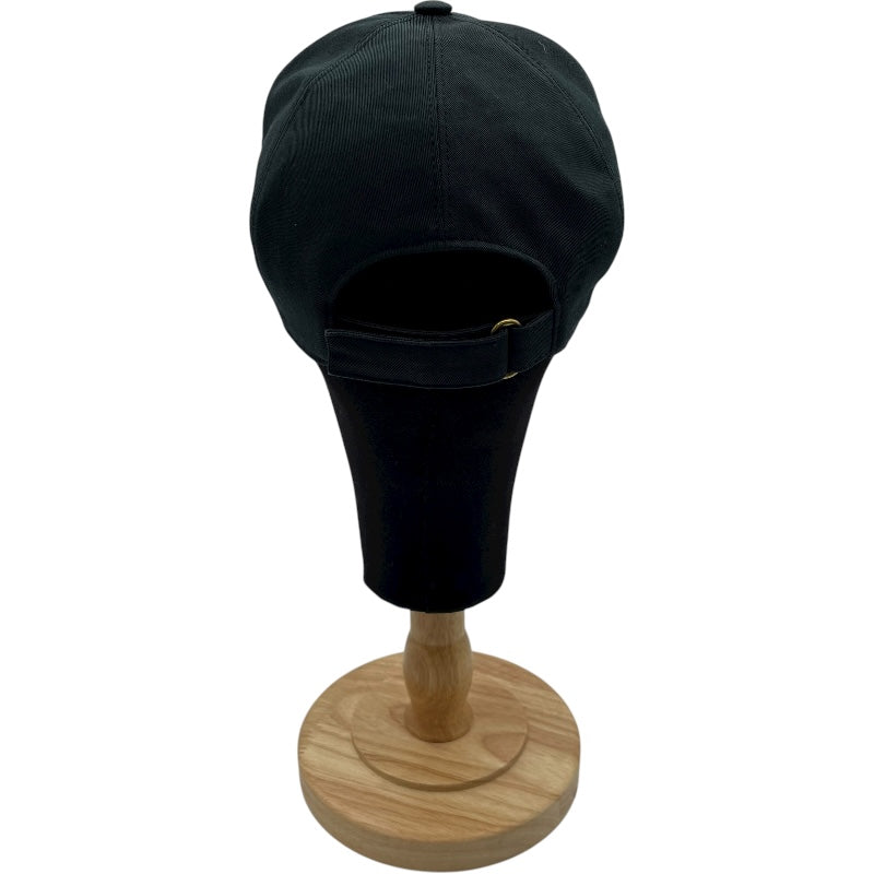 グッチ GUCCI ロゴ刺繍ベースボールキャップ 596211 ブラック コットン ユニセックス その他ファッション雑貨