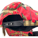 バーバリー BURBERRY グラフィティチェックベースボールキャップ 4074816 レッド コットン メンズ その他ファッション雑貨