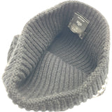 シャネル CHANEL ロゴワッペンニットキャップ ブラック カシミヤ レディース その他ファッション雑貨