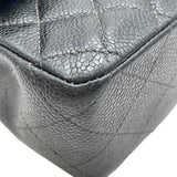 シャネル CHANEL マトラッセ25 A01112 5番台 ブラック ゴールド金具 キャビア レディース ショルダーバッグ