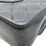 シャネル CHANEL マトラッセ25 A01112 5番台 ブラック ゴールド金具 キャビア レディース ショルダーバッグ