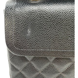 シャネル CHANEL マトラッセ25 A01112 5番台 ブラック ゴールド金具 キャビア レディース ショルダーバッグ