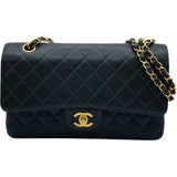 シャネル CHANEL マトラッセ25 A01112 5番台 ブラック ゴールド金具 キャビア レディース ショルダーバッグ