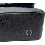 シャネル CHANEL マトラッセ25 A01112 5番台 ブラック ゴールド金具 キャビア レディース ショルダーバッグ