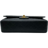 シャネル CHANEL マトラッセ25 A01112 5番台 ブラック ゴールド金具 キャビア レディース ショルダーバッグ