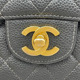 シャネル CHANEL マトラッセ25 A01112 5番台 ブラック ゴールド金具 キャビア レディース ショルダーバッグ