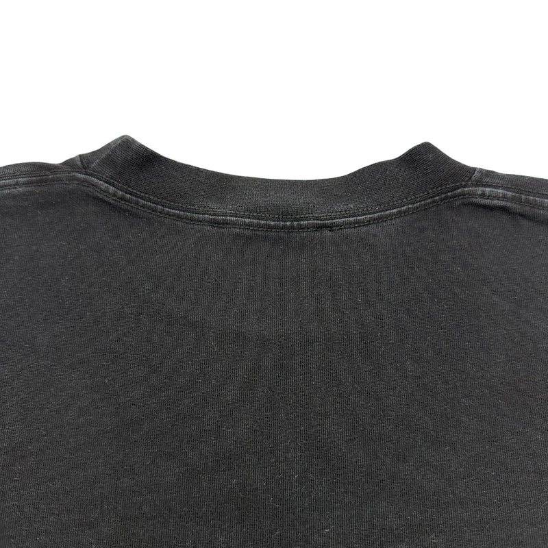 バレンシアガ BALENCIAGA スライムロゴ半袖シャツ 612965 ブラック