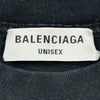 バレンシアガ BALENCIAGA スライムロゴ半袖シャツ 612965 ブラック コットン ユニセックス 半袖Ｔシャツ
