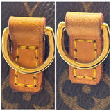 ルイ・ヴィトン LOUIS VUITTON スポンティーニ M47500 ブラウン モノグラムキャンバス レディース ショルダーバッグ