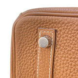 エルメス HERMES バーキン25 Y刻印 (2020年製) ゴールド SV金具 トゴ レディース ハンドバッグ