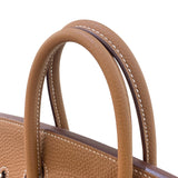 エルメス HERMES バーキン25 Y刻印 (2020年製) ゴールド SV金具 トゴ レディース ハンドバッグ