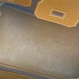 エルメス HERMES バーキン25 Y刻印 (2020年製) ゴールド SV金具 トゴ レディース ハンドバッグ