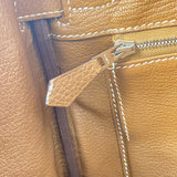 エルメス HERMES バーキン25 Y刻印 (2020年製) ゴールド SV金具 トゴ レディース ハンドバッグ