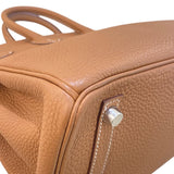 エルメス HERMES バーキン25 Y刻印 (2020年製) ゴールド SV金具 トゴ レディース ハンドバッグ