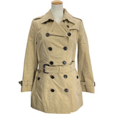 バーバリー BURBERRY SUNDRINGHAM ショートトレンチコート 3900452 ベージュ コットン レディース トレンチコート