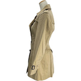 バーバリー BURBERRY SUNDRINGHAM ショートトレンチコート 3900452 ベージュ コットン レディース トレンチコート