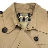 バーバリー BURBERRY SUNDRINGHAM ショートトレンチコート 3900452 ベージュ コットン レディース トレンチコート