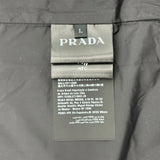 プラダ PRADA トライアングルロゴパデッドカシミヤジャケット SC826M ブラック カシミヤ メンズ ダウンジャケット