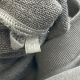 モンクレール MONCLER ラバーワッペンロゴ刺繍スウェットシャツ ブラック コットン メンズ スウェット