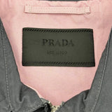 プラダ PRADA ロゴ刺繍コットンジャケット SGC885 ネイビー コットン メンズ その他アウター